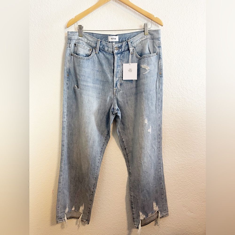 Pistola Charlie High Rise Straight Leg in Ruthless Size 32/14 NWT - Picture 3 of 9